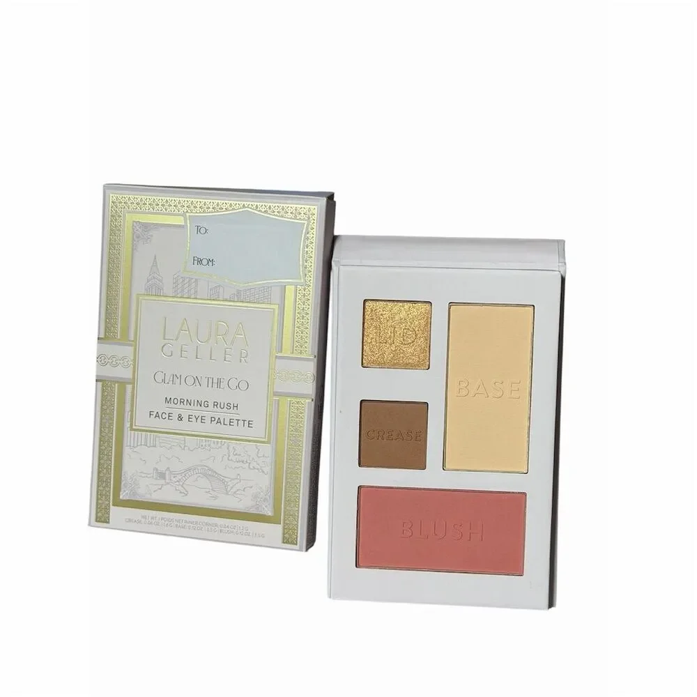 Laura Geller Glam Morning Rush Face & Eye Palette Set Travel Size